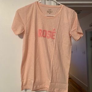 J. Crew Rosé Tee NWT